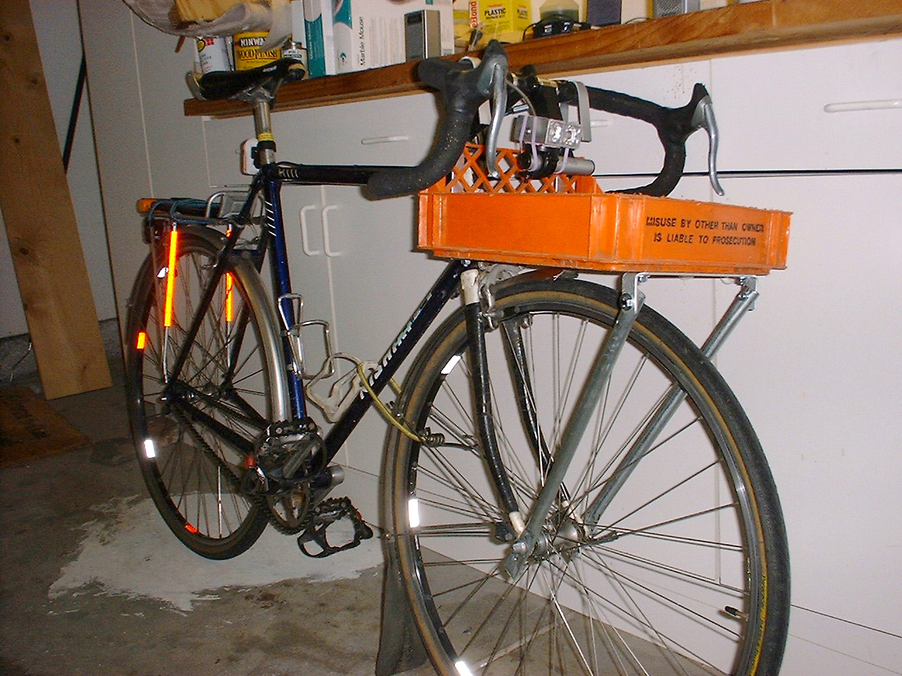 bike crate rack